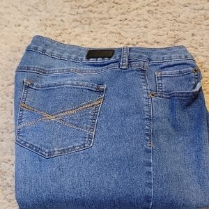 Natural Reflections Blue Straight Leg Jeans SIZE 12 TALL